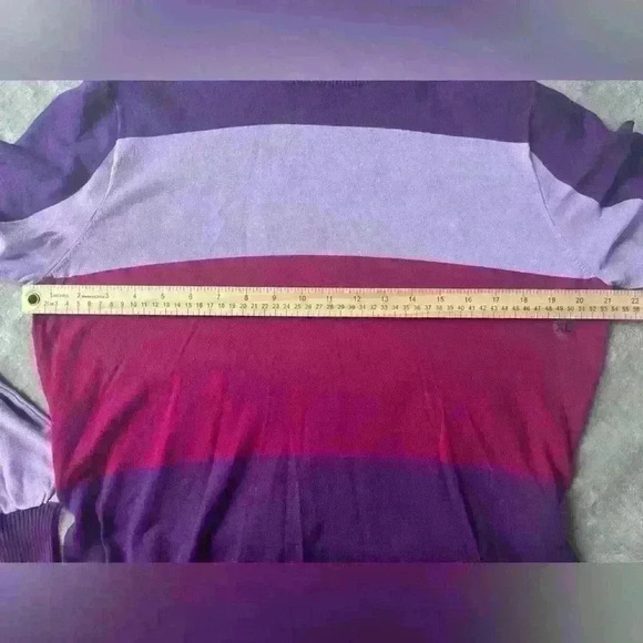 NWT 7th Avenue Design New York & Company colorblock turtleneck sweater. Size XL - Picture 8 of 10